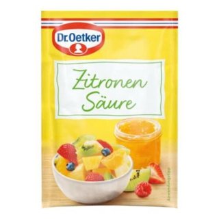 Dr. Oetker Zitronens&auml;ure 5 St&uuml;ck &agrave; 5 g