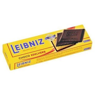 Leibniz butter biscuit choco with noble herb chocolate 125 g pair