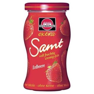 Schwartau Samt Konfit&uuml;re Erdbeere 270 g Glas