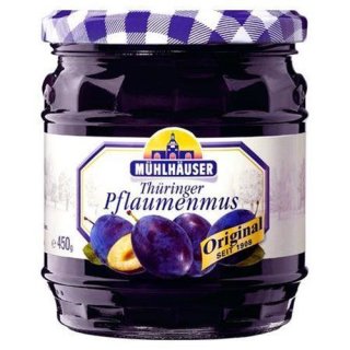 M&uuml;hlh&auml;user Thuringian plum jam 450 g