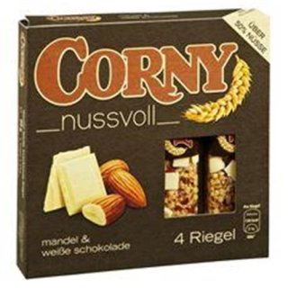 Corny Nussvoll Mandel &amp; Wei&szlig;e Schokolade
