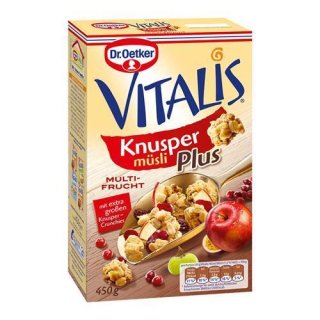 Dr. Oetker Vitalis Knusper Plus Multifrucht