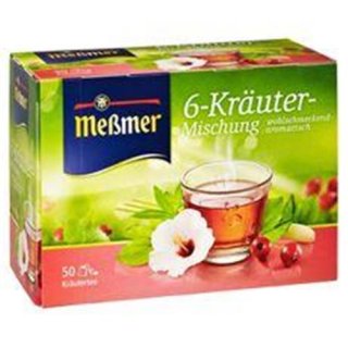 Me&szlig;mer herbal tea 6-herbs (big box)