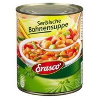 Erasco Serbian bean soup with smoked bacon
