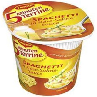 Maggi 5 minutes terrine spaghetti in cheese cream sauce