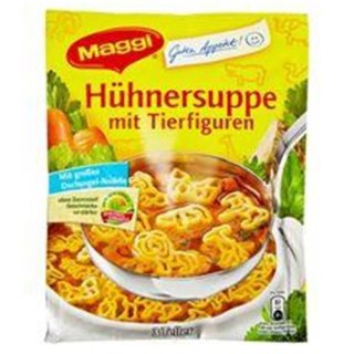 Maggi Guten Appetit chicken soup with animal figures